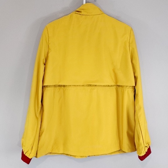 Yellow Windbreaker Jacket Sz. Medium - Picture 6 of 9